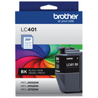 Brother LC401BKS ink cartridge 1 pc(s) Original Standard Yield Black
