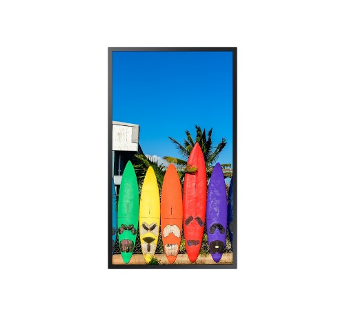 Samsung LH55OMBEBGBXZA signage display Digital signage flat panel 55" LED Wi-Fi 3000 cd/m² 4K Ultra HD Black Tizen 5.0 24/7