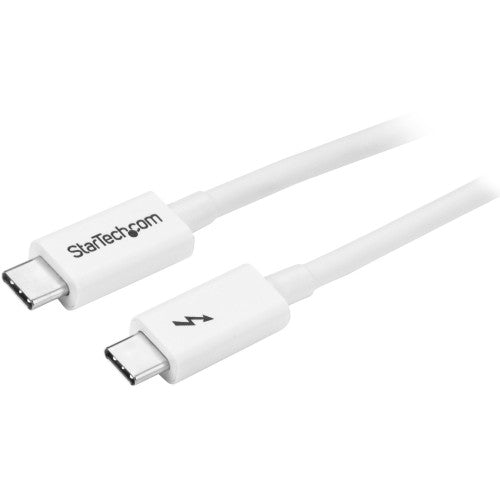StarTech.com TBLT3MM1MW Thunderbolt cable 39.4" (1 m) 20 Gbit/s White