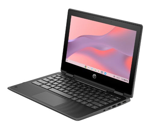 HP Fortis x360 11 inch G5 Chromebook Intel® N N200 Hybrid (2-in-1) 11.6" Touchscreen HD 8 GB LPDDR5x-SDRAM 64 GB eMMC Wi-Fi 6E (802.11ax) ChromeOS Black