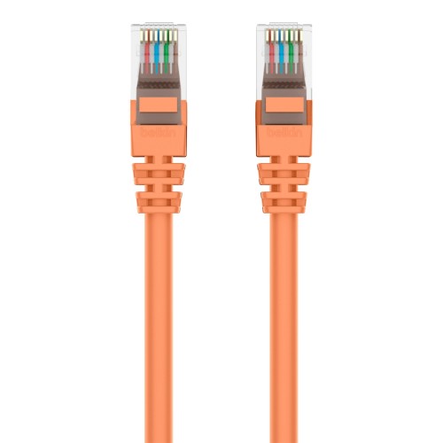 Belkin A3L980-30-ORG-S networking cable Orange 359.8" (9.14 m) Cat6 U/UTP (UTP)