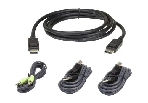 ATEN 2L-7D02UDPX4 KVM cable Black 70.9" (1.8 m)