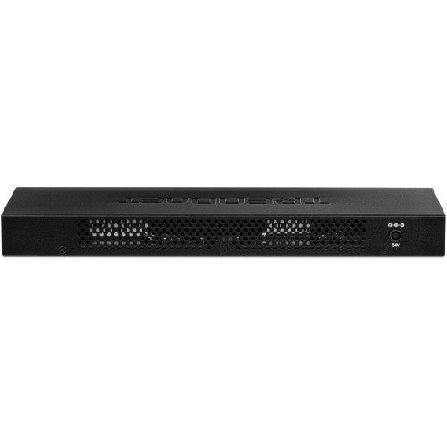 Trendnet TPE-TG160H network switch Unmanaged Gigabit Ethernet (10/100/1000) Power over Ethernet (PoE) 1U Black