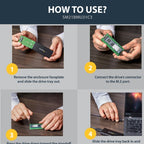 StarTech.com SM21BMU31C3 storage drive enclosure SSD enclosure Black, Silver M.2