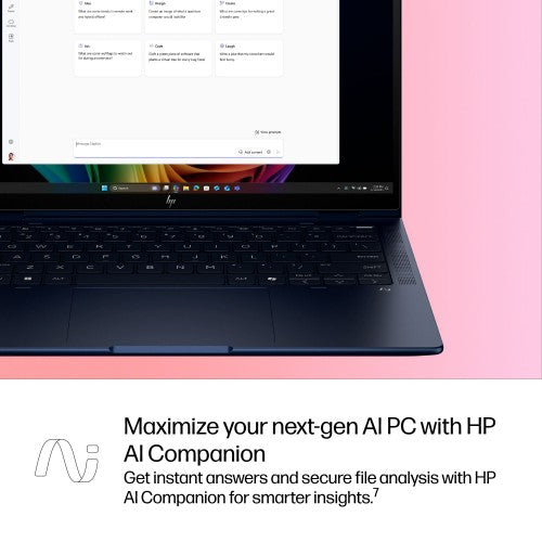 HP EliteBook X Flip G1i AI PC Copilot+ PC Intel Core Ultra 7 258V Hybrid (2-in-1) 14" Touchscreen WUXGA 32 GB LPDDR5x-SDRAM 512 GB SSD Wi-Fi 7 (802.11be) Windows 11 Pro Silver