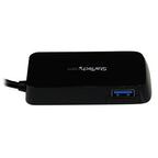 StarTech.com ST4300MINU3B interface hub USB 3.2 Gen 1 (3.1 Gen 1) Type-A 5000 Mbit/s Black