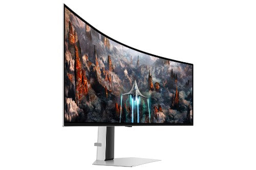 Samsung LS49CG932SNXZA computer monitor 49" 5120 x 1440 pixels Dual QHD OLED Silver