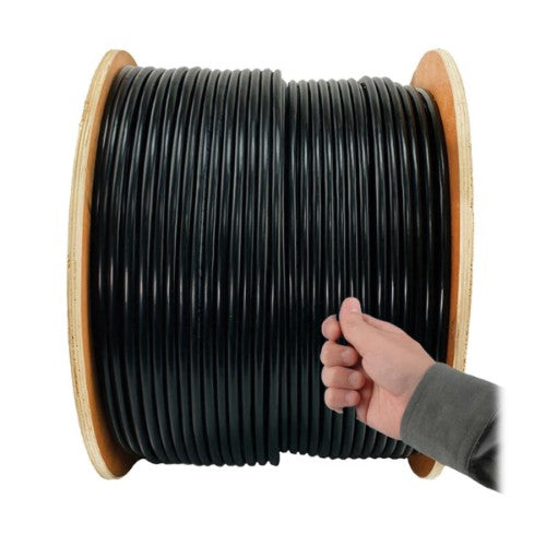 Tripp Lite N224-01K-BK networking cable Black 12000" (304.8 m) Cat6 U/UTP (UTP)