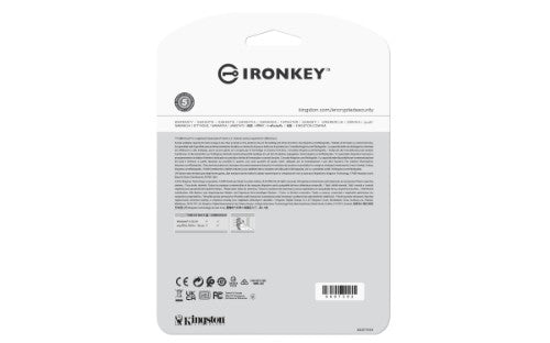 Kingston Technology IronKey Locker+ 50 USB flash drive 128 GB USB Type-A 3.2 Gen 1 (3.1 Gen 1) Silver