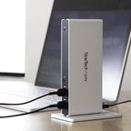 StarTech.com USB3SDOCKDD laptop dock/port replicator Wired USB 3.2 Gen 1 (3.1 Gen 1) Type-B Black, Silver