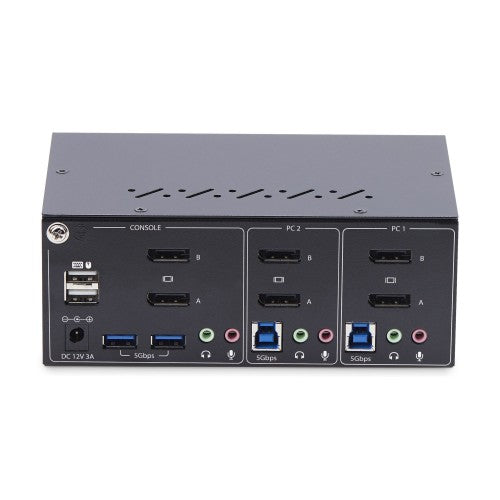StarTech.com P2DD46A2-KVM-SWITCH KVM switch Black