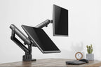 Amer Mounts HYDRA2B monitor mount / stand 32" Black Desk