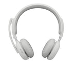 Logitech 981-001298 headphones/headset Wireless Head-band Office/Call center Bluetooth White