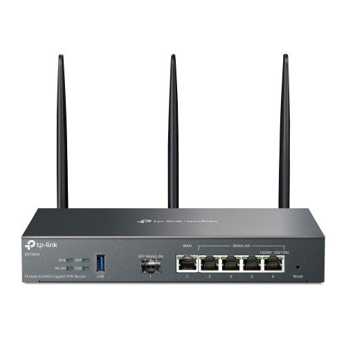 TP-Link Omada ER706W wireless router Gigabit Ethernet Dual-band (2.4 GHz / 5 GHz) Black