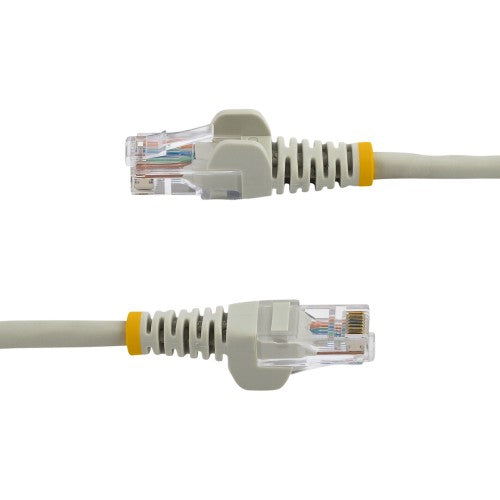 StarTech.com 10 ft Gray Snagless Category 5e (350 MHz) UTP Patch Cable networking cable 120.1" (3.05 m)