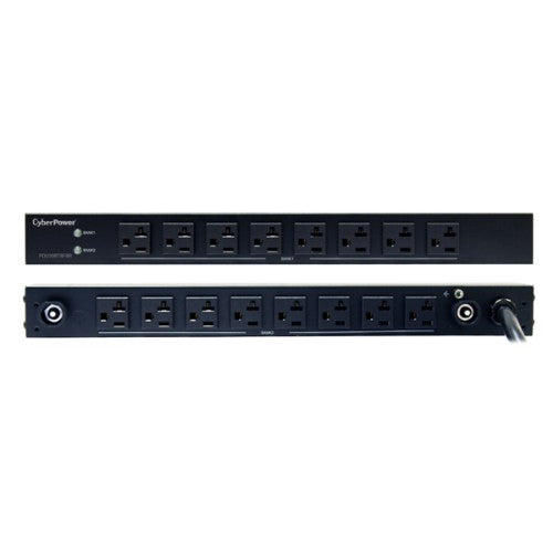 CyberPower PDU30BT8F8R power distribution unit (PDU) 16 AC outlet(s) 1U Black