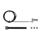 StarTech.com UNIVC4D-LAPTOP-LOCK cable lock Black, Silver 78.7" (2 m)