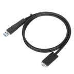 Targus ACC1133GLX USB cable 39.4" (1 m) USB 3.2 Gen 1 (3.1 Gen 1) USB C Black