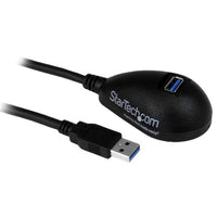 StarTech.com USB3SEXT5DKB USB cable USB 3.2 Gen 1 (3.1 Gen 1) 59.1" (1.5 m) USB A Black