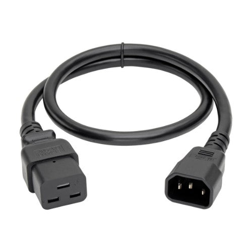Tripp Lite P047-002 power cable Black 24" (0.61 m) C14 coupler C19 coupler
