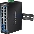 Trendnet TI-G162 network switch Gigabit Ethernet (10/100/1000) Black
