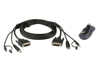 ATEN 2L-7D02UDX2 KVM cable Black 70.9" (1.8 m)