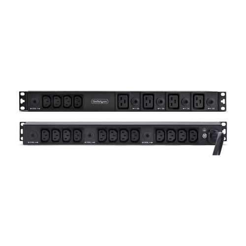 StarTech.com 2030B8H-RACK-PDU-IC power distribution unit (PDU) 20 AC outlet(s) 1U Black