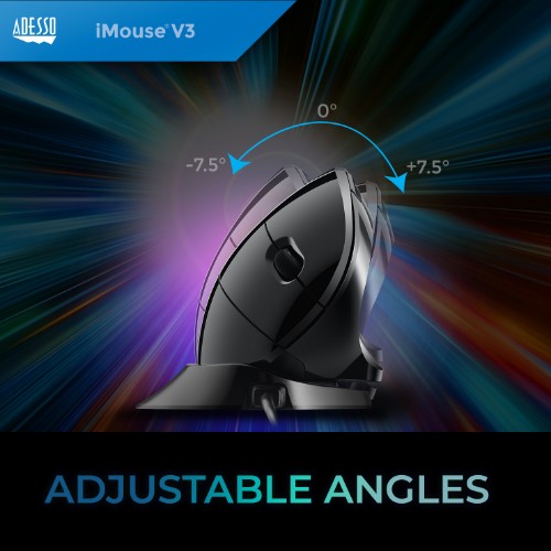 Adesso iMouse V3-TAA mouse Office Right-hand USB Type-A Optical 2400 DPI