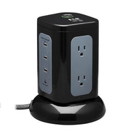 Tripp Lite TLP606UCTOWER surge protector Black, Gray 6 AC outlet(s) 120 V 96.1" (2.44 m)