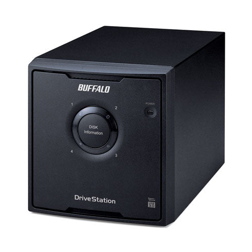 Buffalo DriveStation HD-QHU3 disk array 16 TB Desktop Black