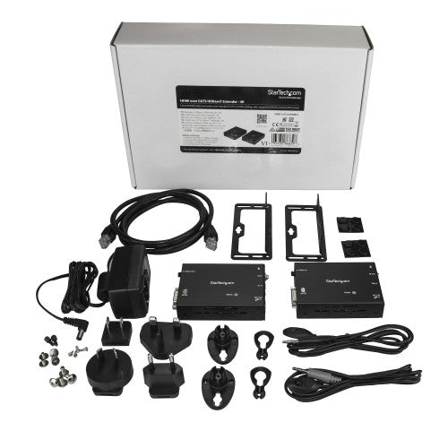 StarTech.com ST121HDBTL AV extender AV transmitter & receiver Black