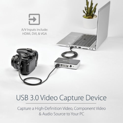 StarTech.com USB3HDCAP video capturing device USB 3.2 Gen 1 (3.1 Gen 1)