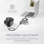 StarTech.com USB3HDCAP video capturing device USB 3.2 Gen 1 (3.1 Gen 1)