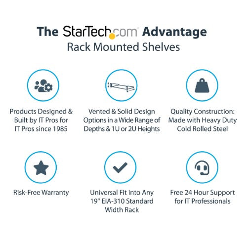 StarTech.com CABSHELFV rack accessory Shelf