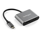 StarTech.com CDP2DPHD USB graphics adapter 3840 x 2160 pixels Black, Gray