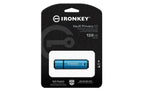 Kingston Technology IronKey Vault Privacy 50 USB flash drive 128 GB USB Type-A 3.2 Gen 1 (3.1 Gen 1) Black, Blue
