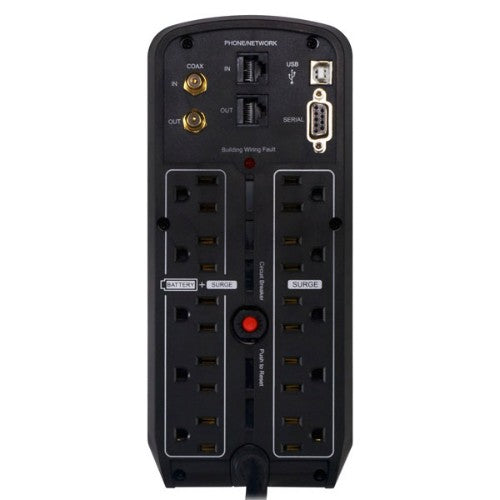 CyberPower CP1000PFCLCDTAA uninterruptible power supply (UPS) 1 kVA 600 W 10 AC outlet(s)