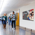 Sharp 4P-B86EJ2U signage display Digital signage flat panel 85.6" LED Wi-Fi 400 cd/m² 4K Ultra HD Black Linux