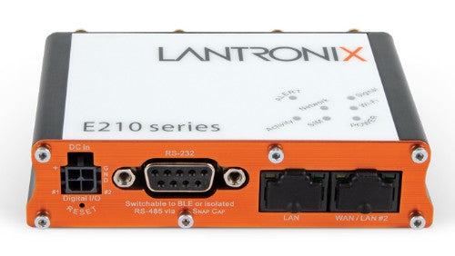 Lantronix E210 Standard wireless router Fast Ethernet Single-band (2.4 GHz) 4G Black, Orange, White