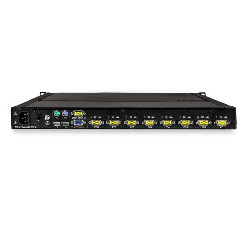 StarTech.com RKCONS1708K rack console 17" 1280 x 1024 pixels Steel Black 1U