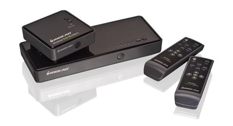 iogear GWHDMS52 AV extender AV transmitter & receiver Black