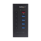 StarTech.com HB30C5A2CST interface hub USB 3.2 Gen 1 (3.1 Gen 1) Type-B 5000 Mbit/s Black