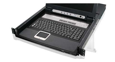 iogear GCL1808 KVM switch Rack mounting Gray