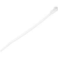 StarTech.com CBMZTS10N6 cable tie Releasable cable tie Nylon, Plastic White 100 pc(s)
