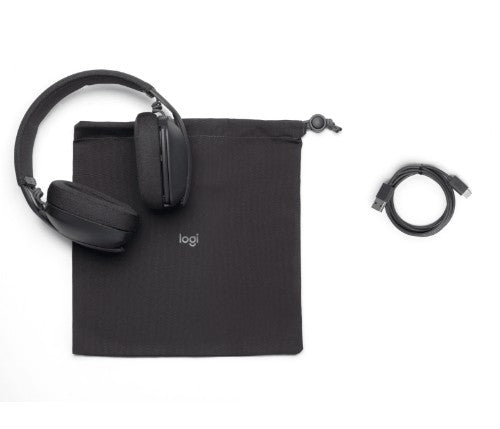 Logitech Zone Vibe Wireless Headset Wired Head-band Calls/Music Bluetooth Graphite