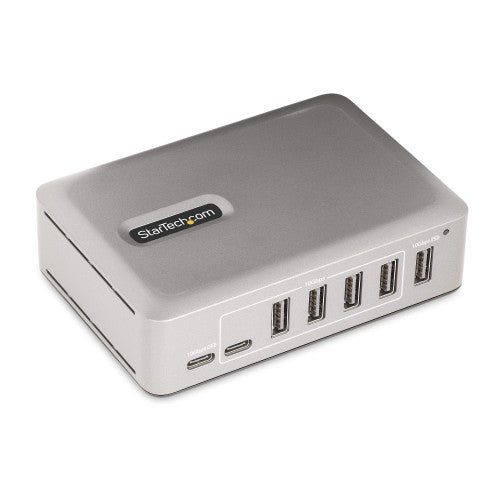 StarTech.com 10G5A2CS-USB-C-HUB interface hub USB 3.2 Gen 2 (3.1 Gen 2) Type-C 10000 Mbit/s Silver