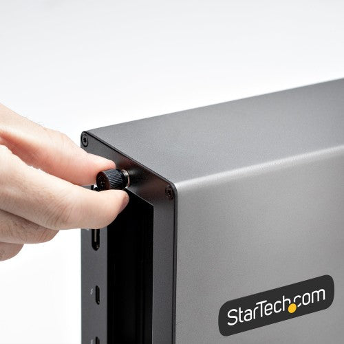 StarTech.com 2TBT3-PCIE-ENCLOSURE laptop dock/port replicator Wired Thunderbolt 3 Silver