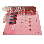 StarTech.com QUAD-M2-PCIE-CARD-B interface cards/adapter Internal M.2