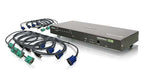 iogear GCS1808KITU KVM switch Rack mounting Gray