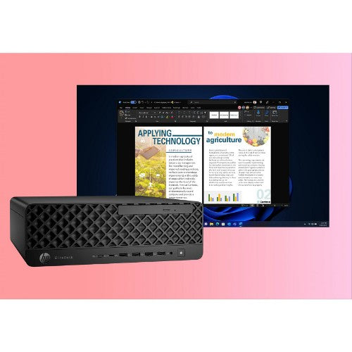 HP EliteDesk 8 SFF G1i Desktop AI PC Wolf Pro Security Edition Intel Core Ultra 7 265 32 GB DDR5-SDRAM 1 TB SSD Windows 11 Pro Black